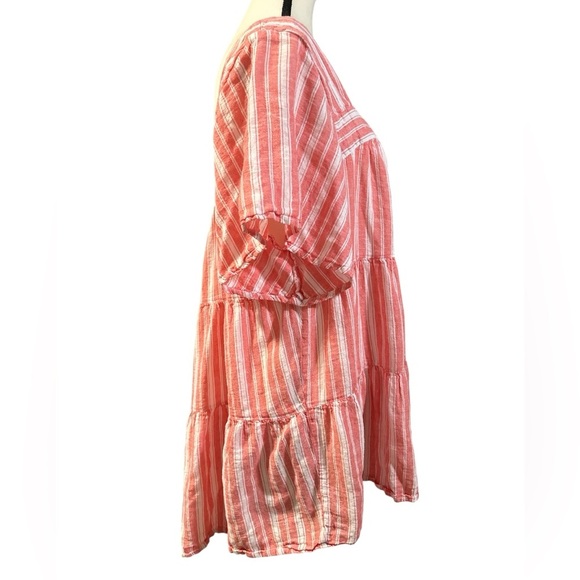 Terra & Sky Red and White Striped Top - Picture 3 of 6